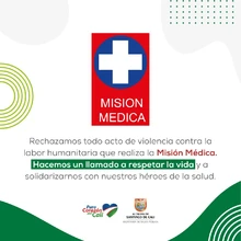 Llamado urgente a respetar la misión médica en Cali
