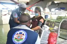 Atención en salud a viajeros atrapados en la Terminal de Transporte por cuenta del paro 