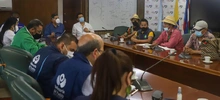 Reunión Alcalde Jorge Iván Ospina con Representantes de las Comunidades Indígenas