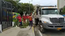 Limpieza y recolección de escombros, labores de Infraestructura tras jornadas de protesta