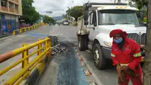 Limpieza y recolección de escombros, labores de Infraestructura tras jornadas de protesta
