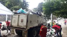 Administracion Distrital continua la recoleccion de escombros y residuos solidos en Cali