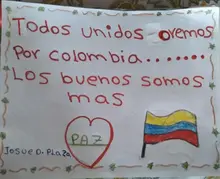 Cartas con mensajes de unión y paz elaboraron estudiantes del programa Aceleración de Aprendizaje 