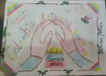 Cartas con mensajes de unión y paz elaboraron estudiantes del programa Aceleración de Aprendizaje 
