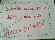 Cartas con mensajes de unión y paz elaboraron estudiantes del programa Aceleración de Aprendizaje 