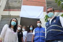Oficinas de los CALI y casetas comunales se vistieron con la bandera de la paz