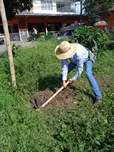 Mediante un taller de crianza de suelo y conexión con la tierra, la comuna 8 aprovecha residuos orgánicos