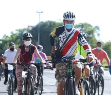 Jornada dominical en bicicleta invita a la reconciliación 