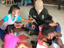 Taller con niños