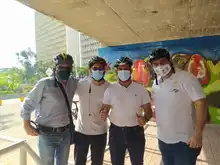 Viernes culturales de movilidad en bici en la Alcaldía de Cali