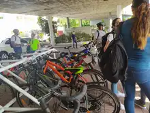 Viernes culturales de movilidad en bici en la Alcaldía de Cali
