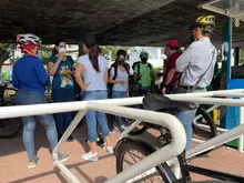 Viernes culturales de movilidad en bici en la Alcaldía de Cali