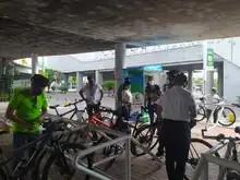 Viernes culturales de movilidad en bici en la Alcaldía de Cali