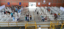 En el barrio El Sena se abrió un nuevo megacentro de vacunación covid-19 