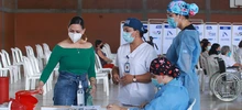 En el barrio El Sena se abrió un nuevo megacentro de vacunación covid-19 