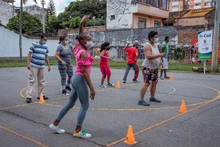 In Cali volvió a activar a sus usuarios en los parques de Cali Ciudad Deportiva
