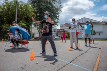 In Cali volvió a activar a sus usuarios en los parques de Cali Ciudad Deportiva
