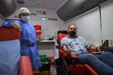 A través de la donación de sangre, funcionarios de la Emru, el Dagma y Vivienda, salvan vidas. 