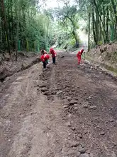 Recuperación de espacio público y conformación de vías rurales, labores de Infraestructura