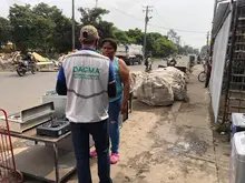 Acciones de mitigación del impacto ambiental se adelantaron en la Avenida Ciudad de Cali 