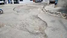 Después de 37 años las vías del barrio Santa Mónica Popular recibieron mantenimiento vial