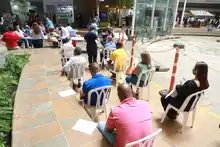 Vacunación covid-19 en centros comerciales de Cali