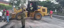 Grupo operativo de Infraestructura retira escombros del sector Meléndez