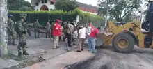 Grupo operativo de Infraestructura retira escombros del sector Meléndez