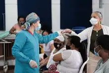 En el oriente de Cali, Ministra de Cultura accedió a primera dosis de la vacuna contra el covid–19