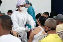 En el oriente de Cali, Ministra de Cultura accedió a primera dosis de la vacuna contra el covid–19