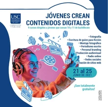 Cursos gratuitos en creación de contenidos digitales para jóvenes de bachillerato 