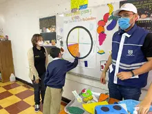 Estudiantes del corregimiento La Paz se familiarizan con los hábitos de vida saludables 