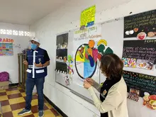 Estudiantes del corregimiento La Paz se familiarizan con los hábitos de vida saludables 
