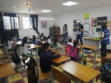 Estudiantes del corregimiento La Paz se familiarizan con los hábitos de vida saludables 