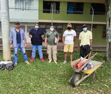 Jornada de recuperación y embellecimiento en el barrio Hernán Eladio Pérez de la comuna 18