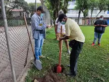Jornada de recuperación y embellecimiento en el barrio Hernán Eladio Pérez de la comuna 18