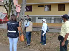 Jornada de recuperación y embellecimiento en el barrio Hernán Eladio Pérez de la comuna 18