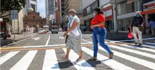 Con demarcación la secretaría de movilidad se une a la conmemoración del mes orgullo LGBTQ+.
