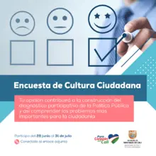 Encuesta sobre Política Pública de Cultura Ciudadana