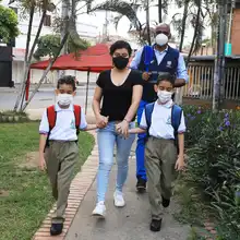 “Estoy contento de volver al colegio porque podré ver a mis compañeros y a mis profesores en persona”: Camilo Moncada, estudiante de grado 5º 