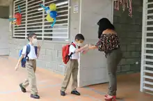 “Estoy contento de volver al colegio porque podré ver a mis compañeros y a mis profesores en persona”: Camilo Moncada, estudiante de grado 5º 