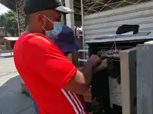 Movilidad trabaja en reposición del cableado de red semafórica