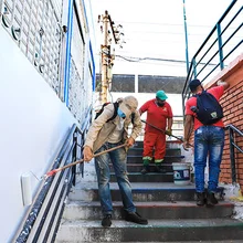 La Administración Distrital recupera puentes peatonales y fachadas de la calle 5a 