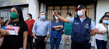 Alcaldía de Cali realizó recorrido en el sector La Luna para revisar afectaciones en el comercio