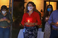 Acompañada del encanto de los violines y en un espacio de reflexión sobre los hechos ocurridos durante el Paro Nacional, Cali encendió el ‘Lucernario por la Vida’