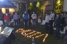 Acompañada del encanto de los violines y en un espacio de reflexión sobre los hechos ocurridos durante el Paro Nacional, Cali encendió el ‘Lucernario por la Vida’
