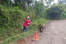 Las Obras de Corazón impactan las vías en el corregimiento de Golondrinas