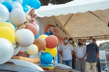 ¡Los taxistas caleños renovaron su fe en el Parque Panamericano!