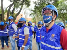 Mediadores de Paz acompañan la jornada de hoy para garantizar los DDHH 