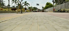 Infraestructura ha recuperado más de 220 metros cuadrados de calles en la Unidad Deportiva Jorge Herrera Barona